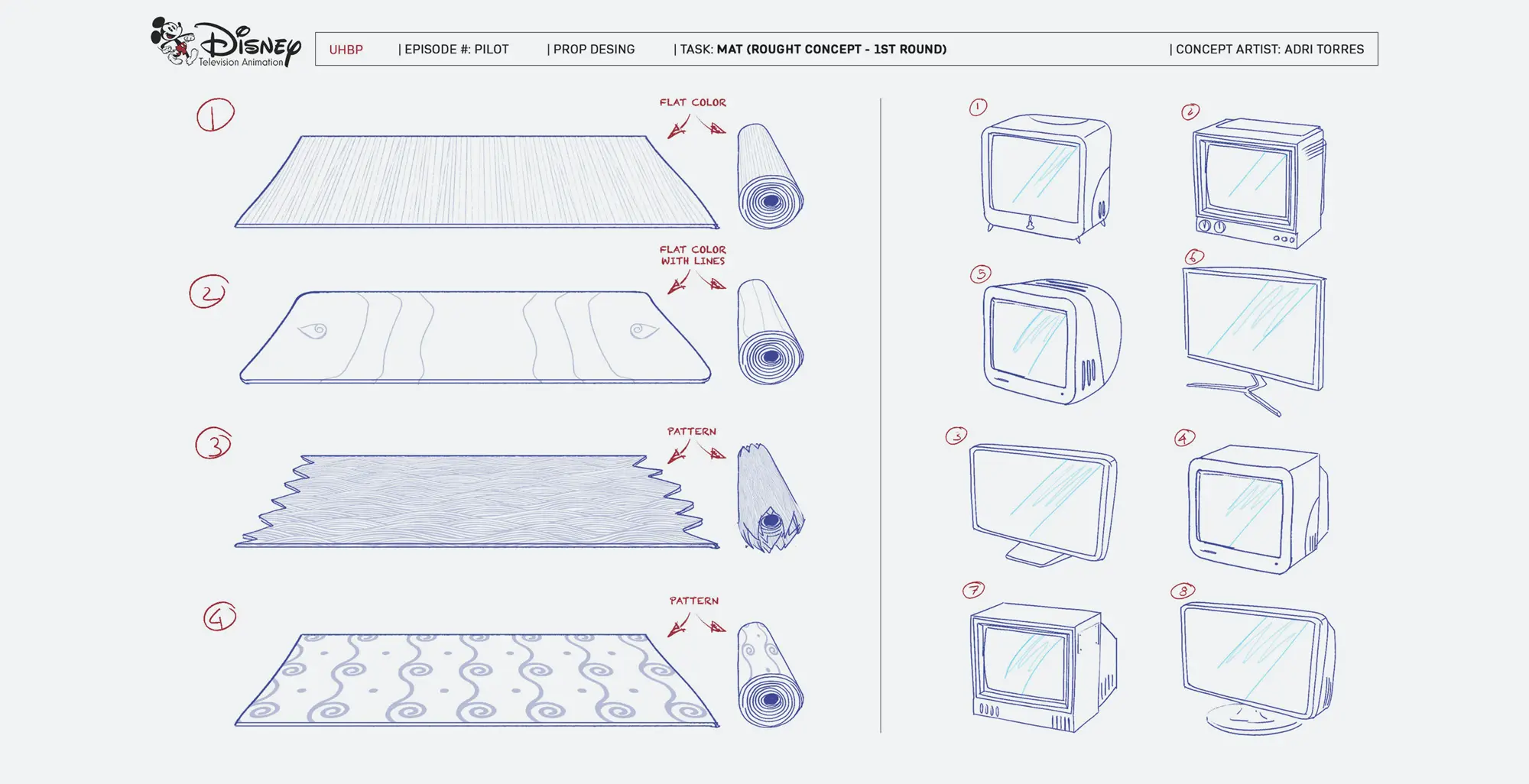 Disney's Hailey's On It! — Concept Art & Visual Dev., Sets & Environments, Props · Adri Torres (5/7)