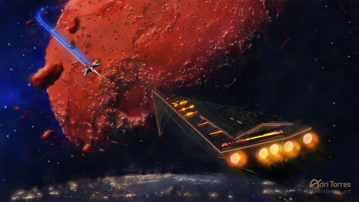 Star Wars (previs) — Concept art y desarrollo visual, Portfolio y personal · Adri Torres (3/3)